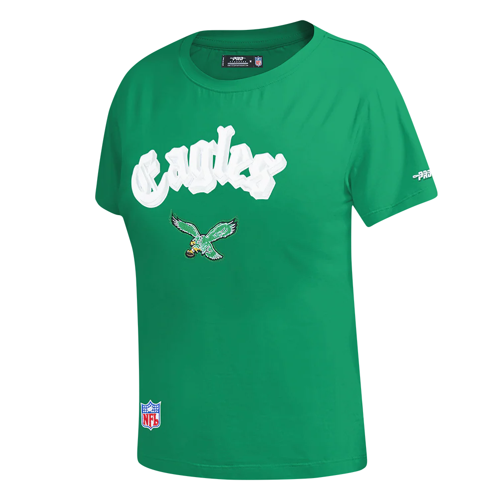 NFL PHILADELPHIA EAGLES BEST OF WOMEN'S SS SLIM FIT TEE (KELLY GREEN) - Image 10
