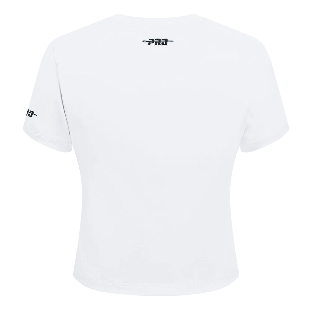 NFL PHILADELPHIA EAGLES STAMPED WOMEN'S S/S SLIM TEE (WHITE) - Image 7