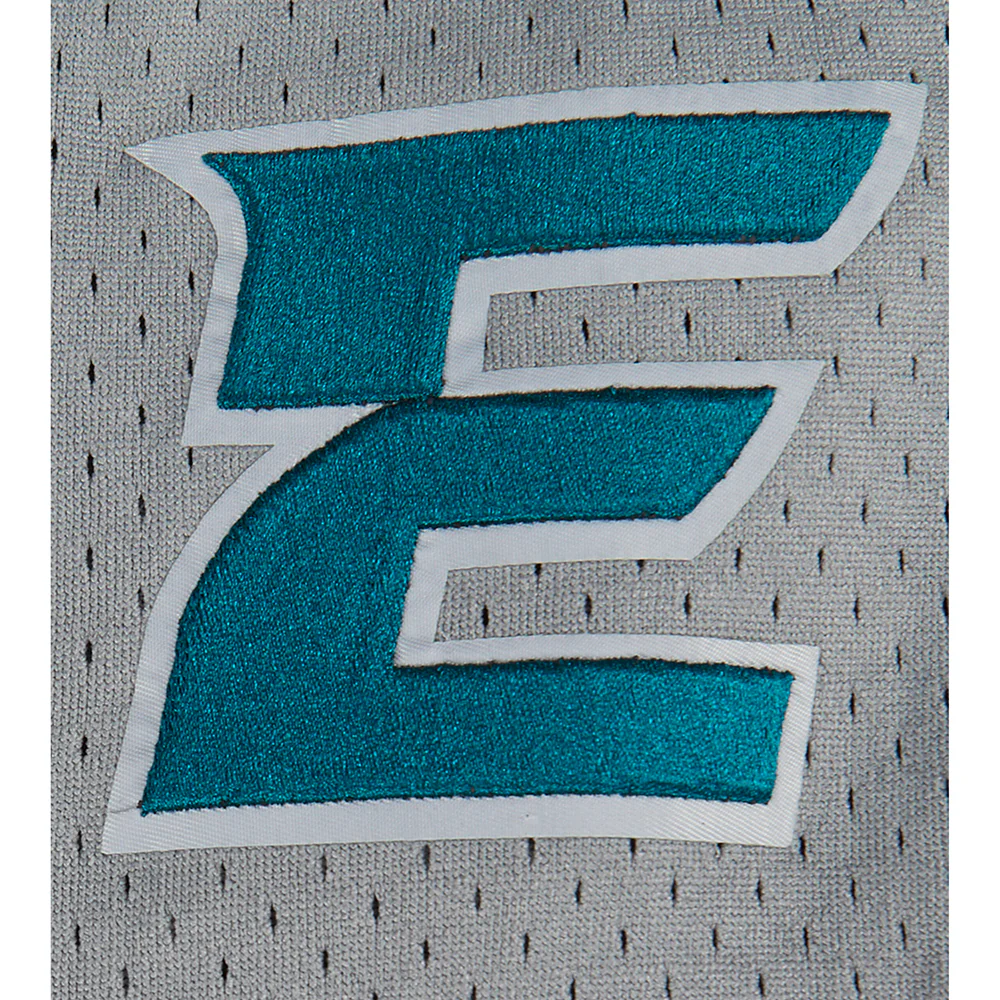 NFL PHILADELPHIA EAGLES CLASSIC BIG BOY'S MESH BUTTON DOWN SHIRT (GRAY) - Image 8