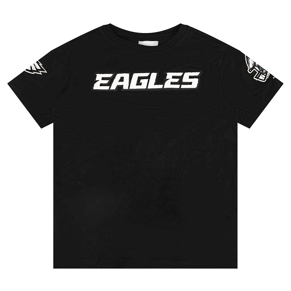 NFL PHILADELPHIA EAGLES CLASSIC SINGLE JERSEY BIG BOYS SINGLE JERSEY TEE (BLACK) - Image 11