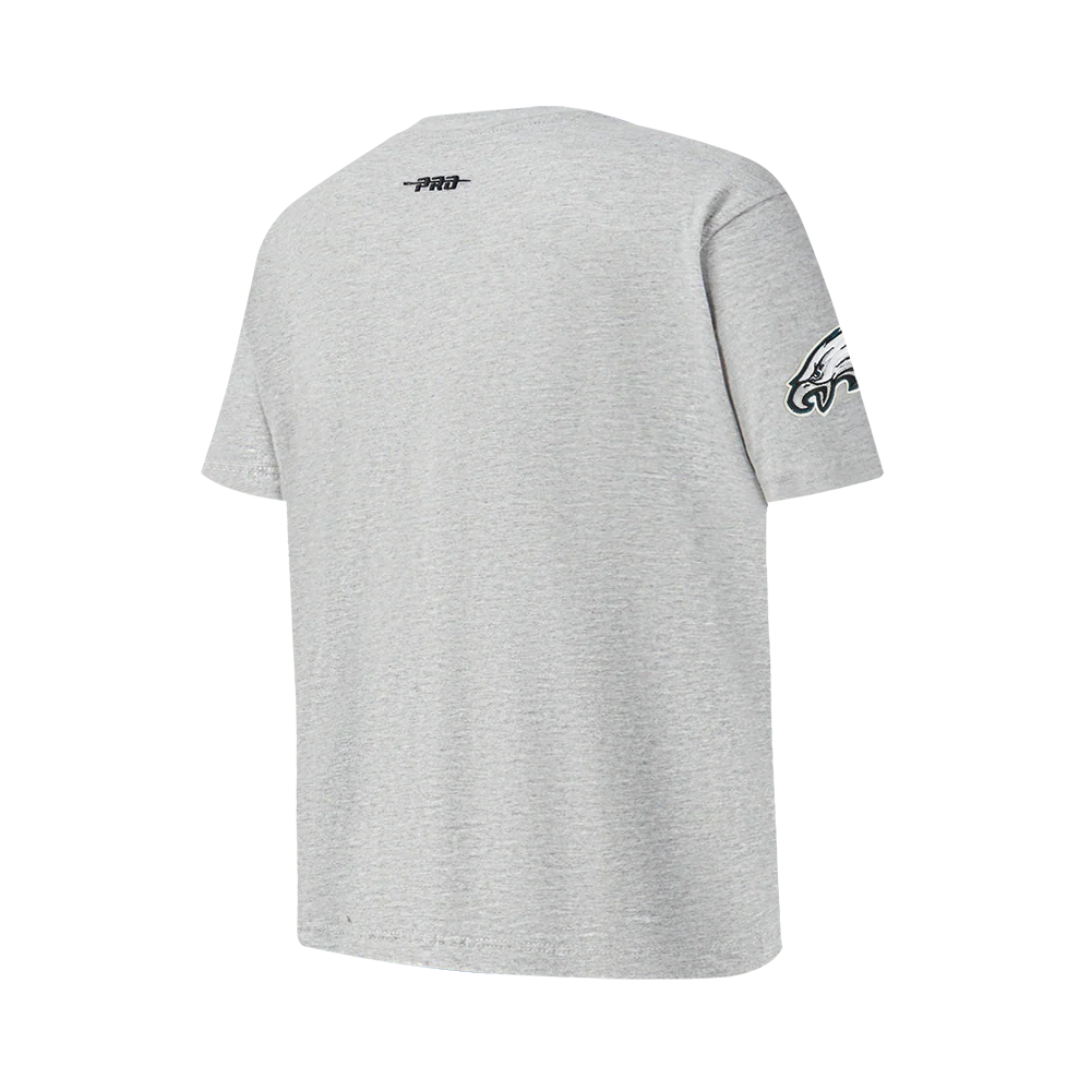NFL PHILADELPHIA EAGLES CLASSIC BIG BOY'S SJ TEE (HEATHER GREY) - Image 4