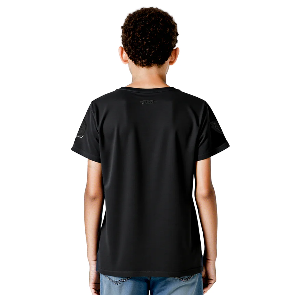 NFL PHILADELPHIA EAGLES TRIPLE BLACK BIG BOYS SINGLE JERSEY TEE (BLACK) - Image 10