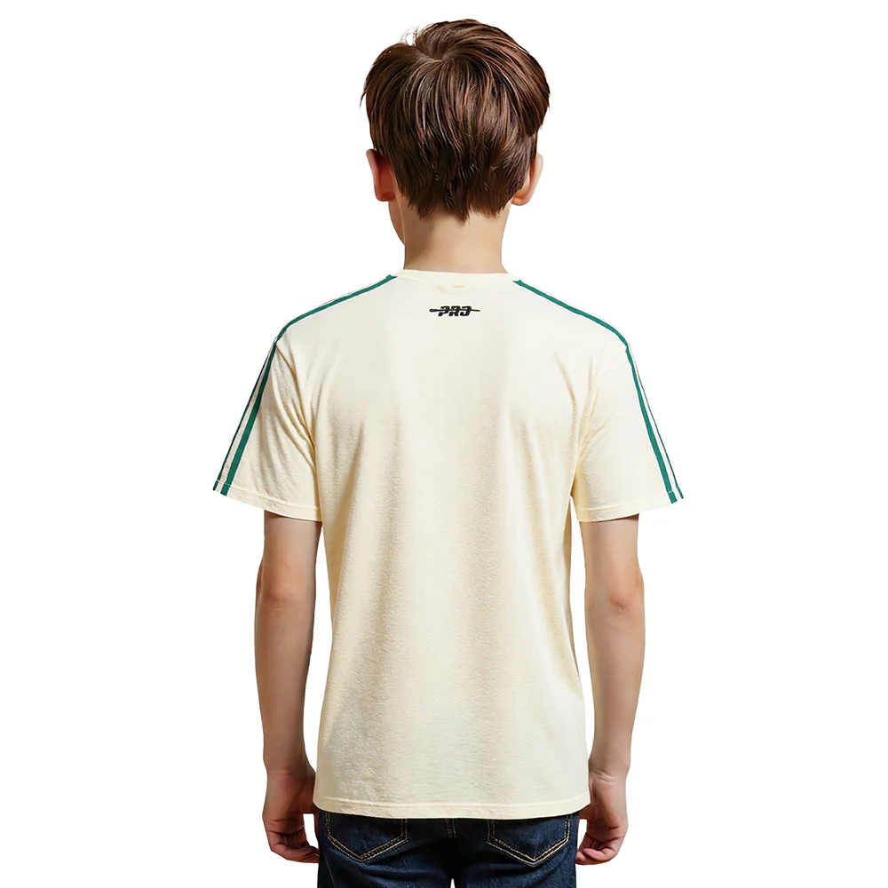 NFL PHILADELPHIA EAGLES RETRO CLASSICS BIG BOY'S SS TAPING TEE (EGGSHELL/ KELLY GREEN) - Image 2