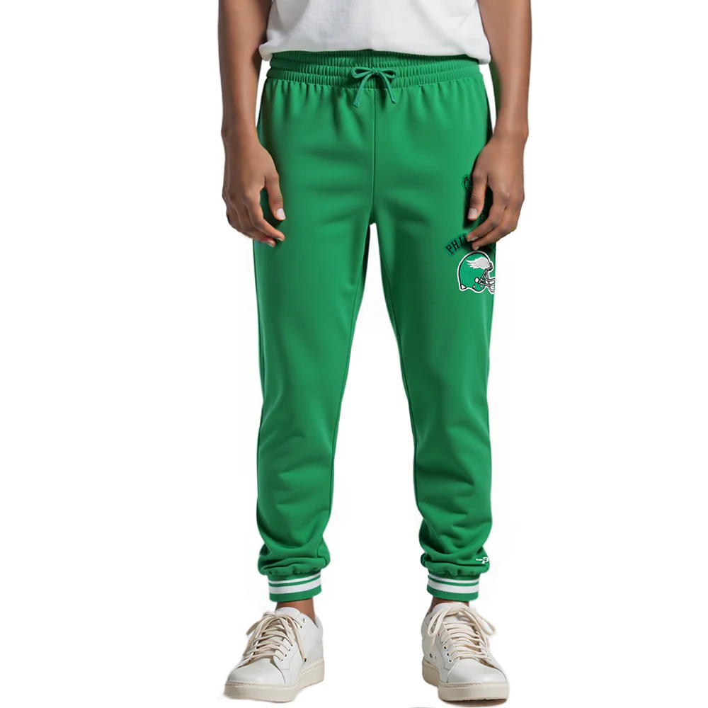 NFL PHILADELPHIA EAGLES RETRO CLASSIC BIG BOYS RIB FLC SWEATPANT (KELLY GREEN)