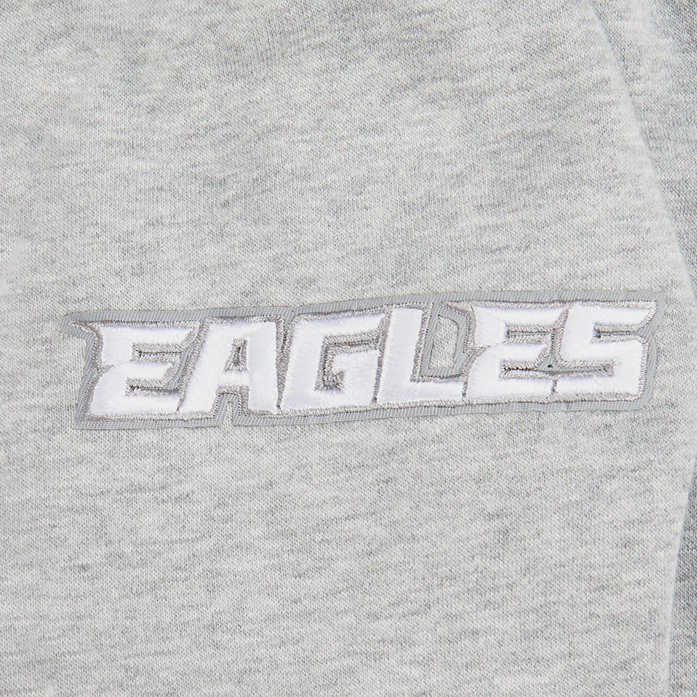 NFL PHILADELPHIA EAGLES CLASSIC BIG BOY'S FLC FZ PO HOODIE (HEATHER GREY) - Image 4