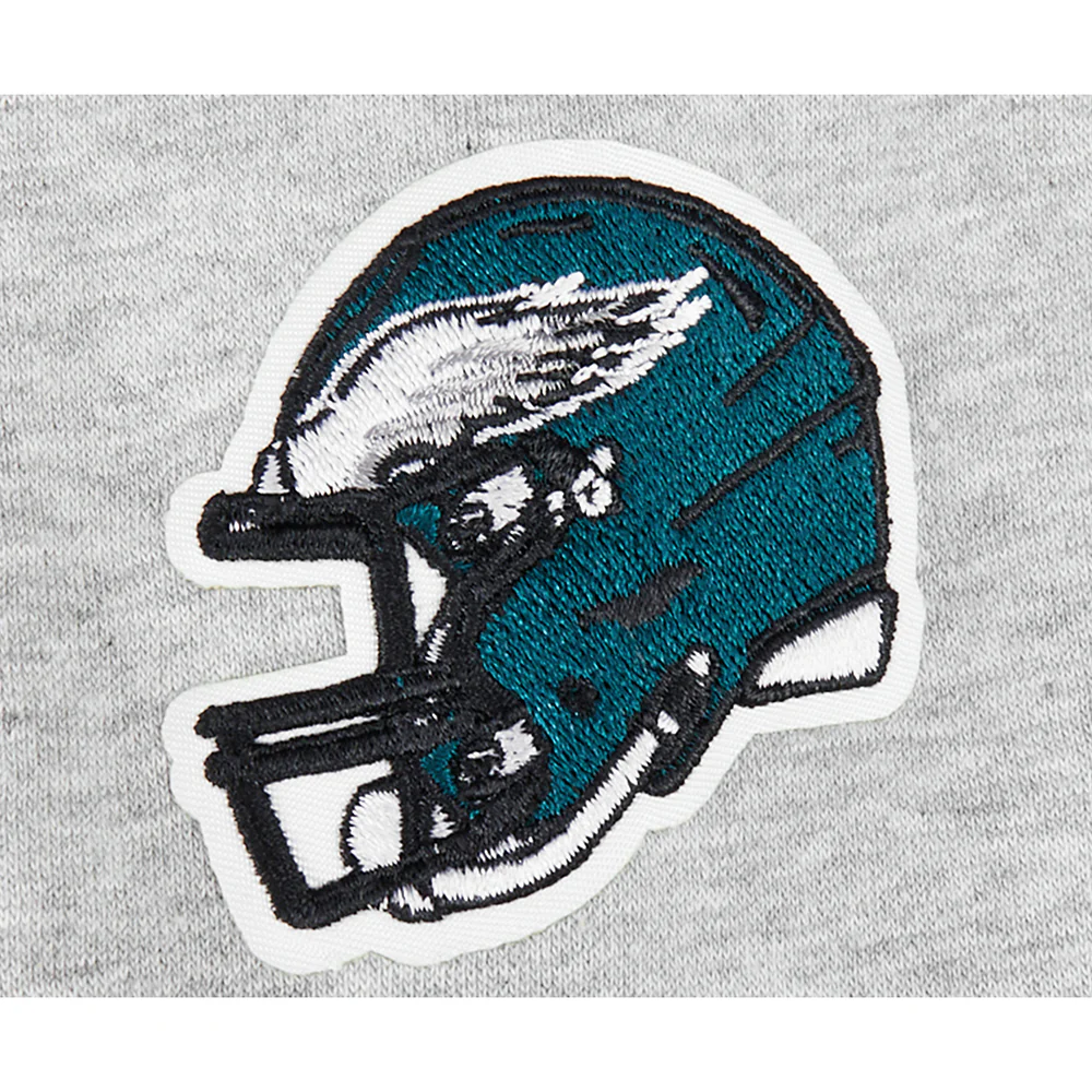 NFL PHILADELPHIA EAGLES CLASSIC BIG GIRL'S FLC CREWNECK (HEATHER GREY) - Image 6