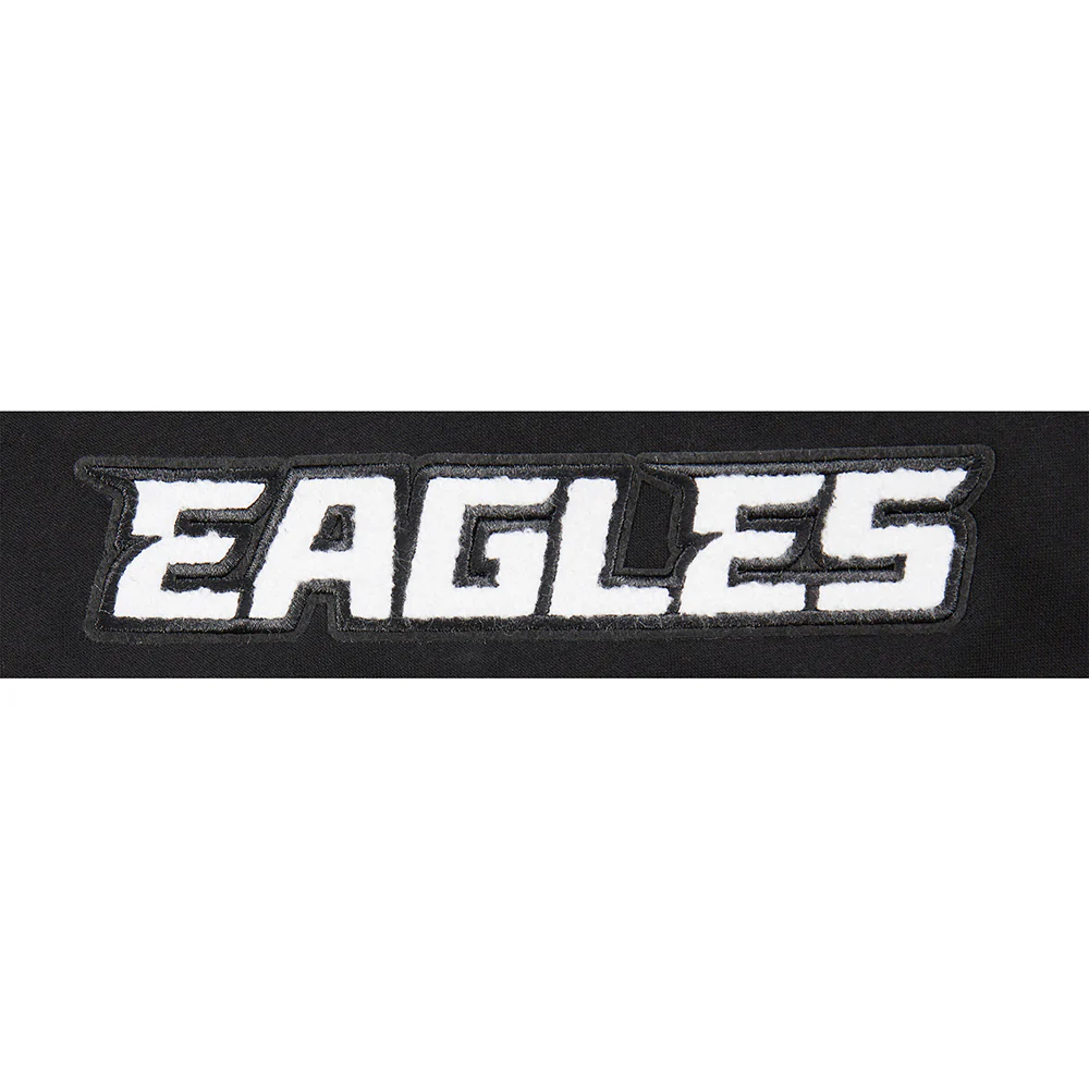 NFL PHILADELPHIA EAGLES CLASSIC BIG GIRLS FLEECE FULL ZIP HOODIE (BLACK) - Image 9