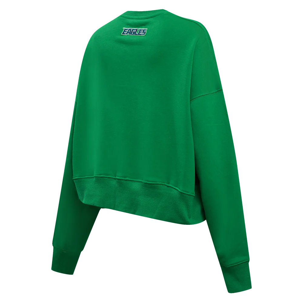 NFL PHILADELPHIA EAGLES CLASSIC WOMEN'S CREWNECK (KELLY GREEN) - Image 3
