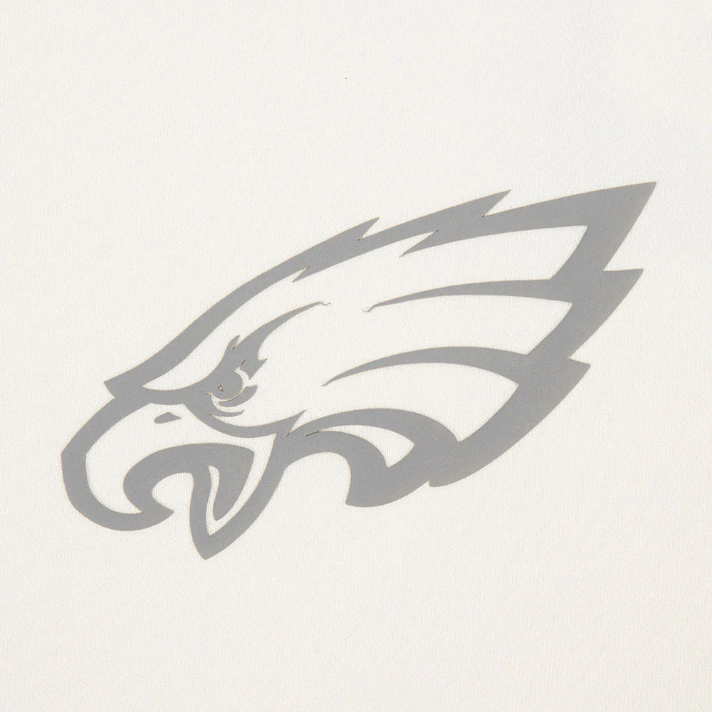 NFL PHILADELPHIA EAGLES STREET TEAM WOMEN'S FLC CREWNECK (EGGSHELL) - Image 6