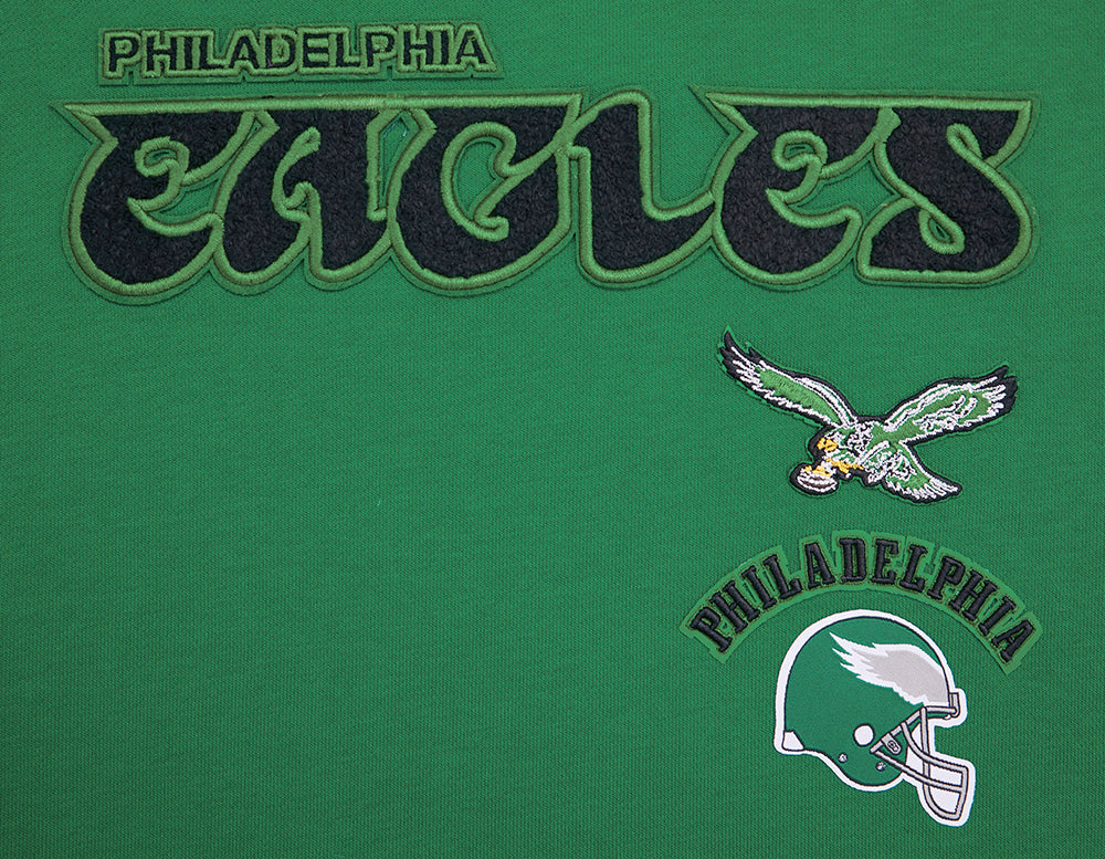 NFL PHILADELPHIA EAGLES RETRO CLASSIC WOMEN'S CREWNECK (KELLY GREEN) - Image 9