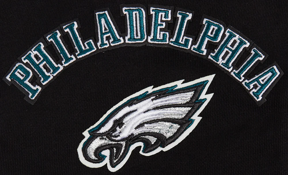 NFL PHILADELPHIA EAGLES CLASSIC WOMEN'S FLEECE SHORT (BLACK) - Image 5