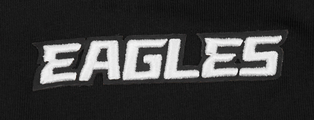 NFL PHILADELPHIA EAGLES SCRIPT TAIL WOMEN'S HIGH WAIST JERSEY LEGGING (BLACK) - Image 6