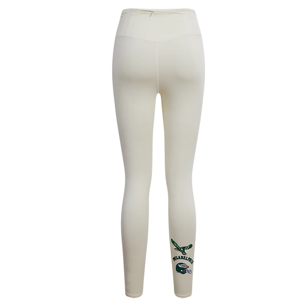 NFL PHILADELPHIA EAGLES RETRO CLASSIC WOMEN'S JERSEY LEGGING (EGGSHELL) - Image 4