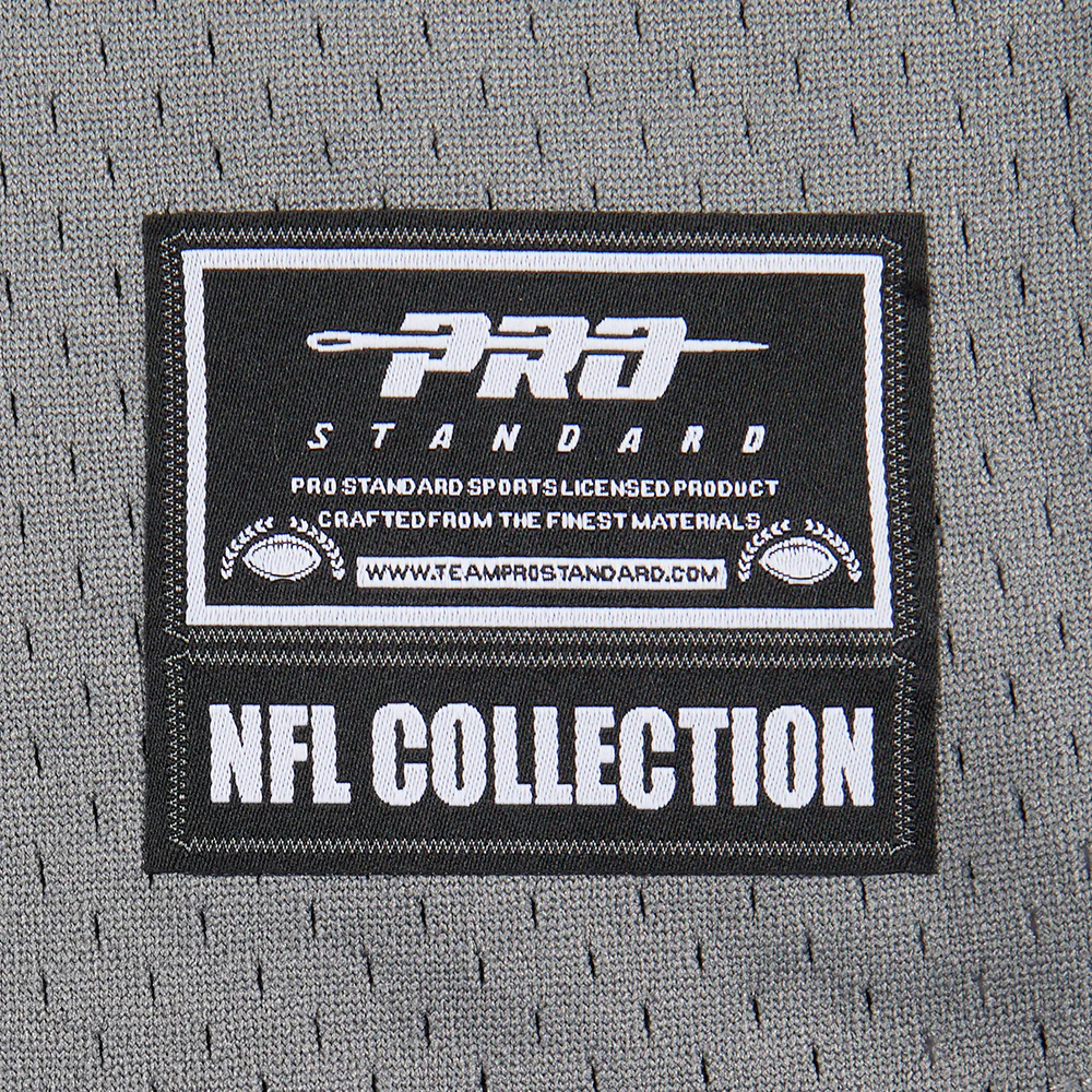NFL PHILADELPHIA EAGLES CLASSIC LITTLE BOY'S MESH BUTTON DOWN SHIRT (GRAY) - Image 7