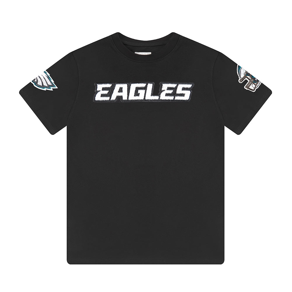 NFL PHILADELPHIA EAGLES CLASSIC LITTLE BOYS SHORT SLEEVE TEE (BLACK) - Image 3