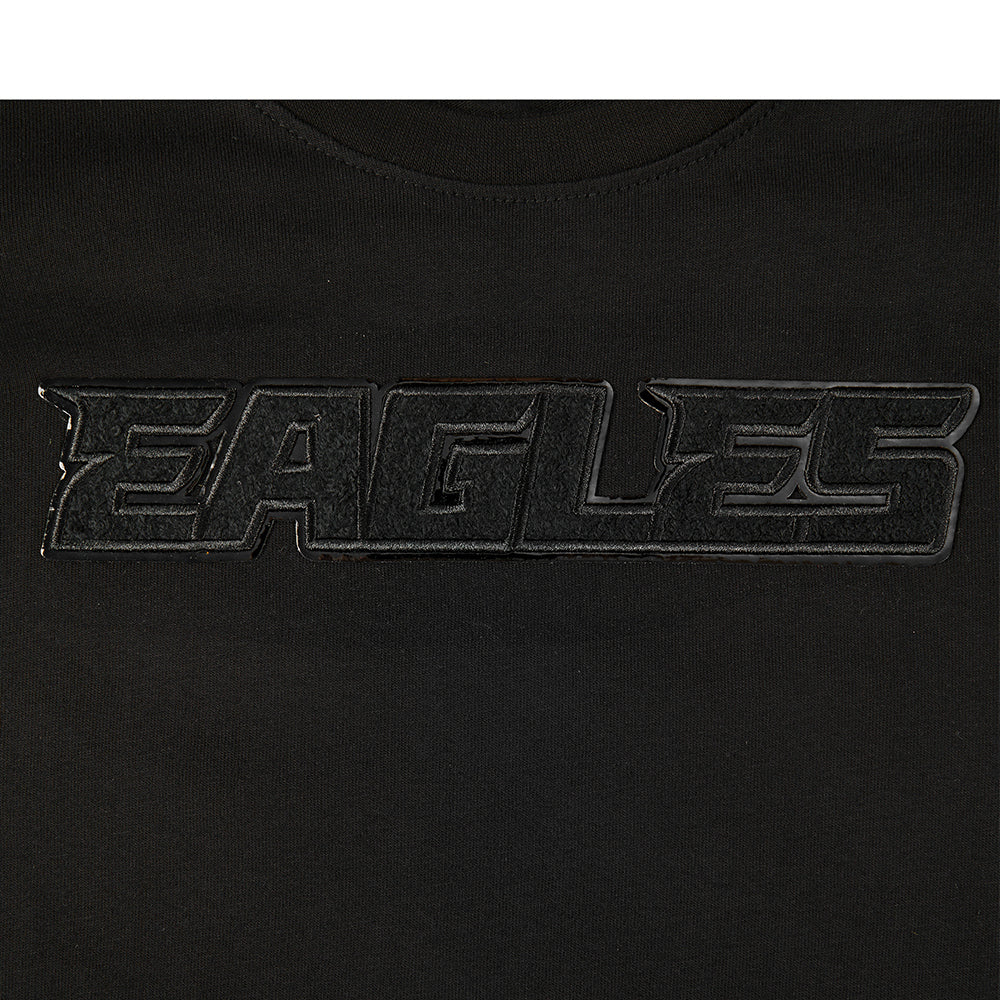 NFL PHILADELPHIA EAGLES TRIPLE BLACK LITTLE BOYS SHORT SLEEVE TEE (BLACK) - Image 7