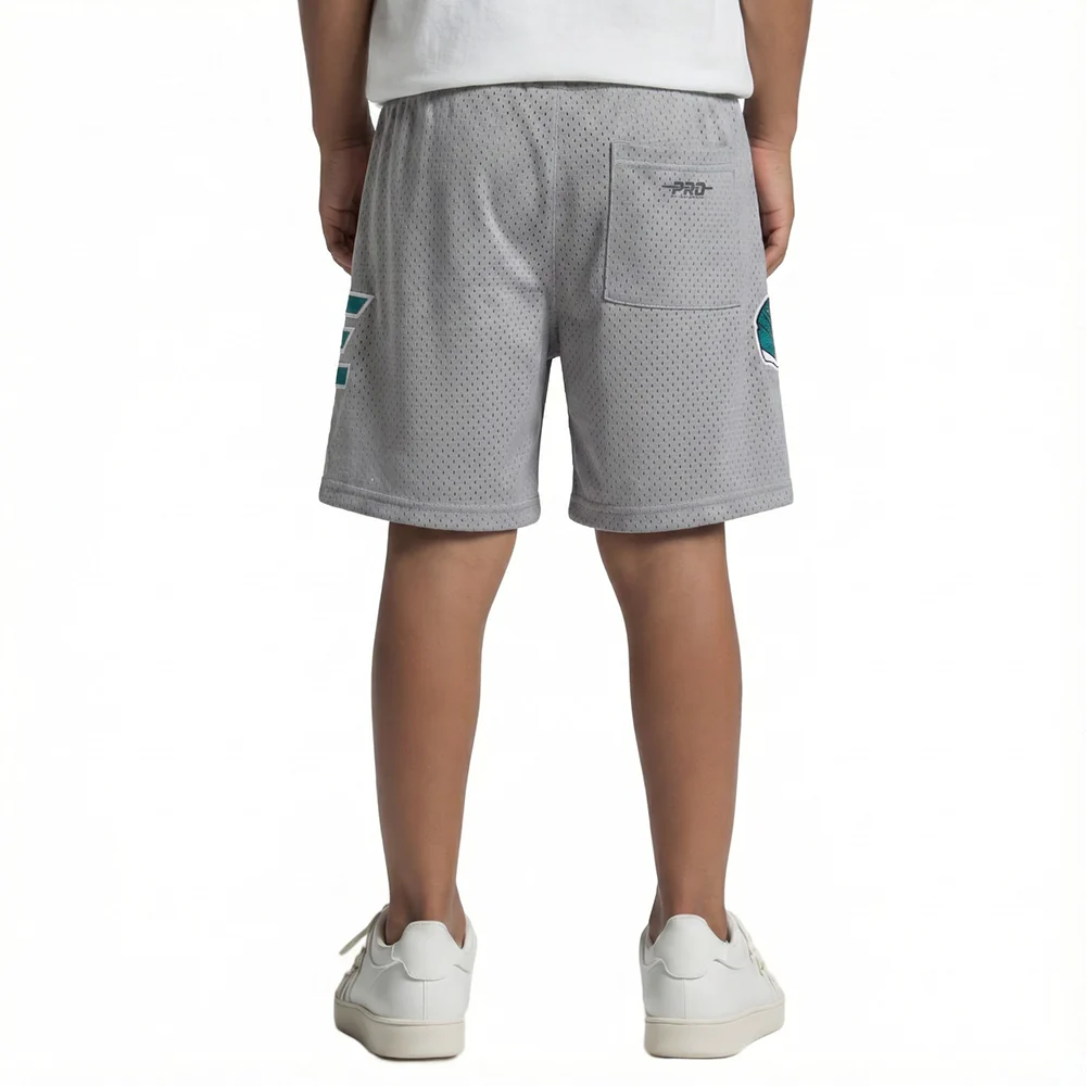 NFL PHILADELPHIA EAGLES CLASSIC LITTLE BOY'S MESH SHORT (GRAY) - Image 2