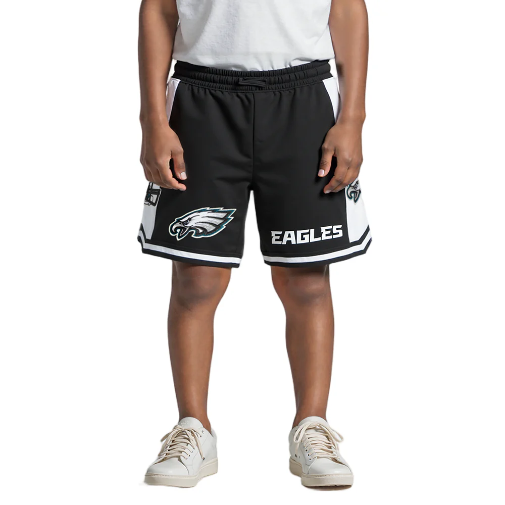 NFL PHILADELPHIA EAGLES CLASSIC LITTLE BOYS FLEECE 2.0 SHORT (BLACK)
