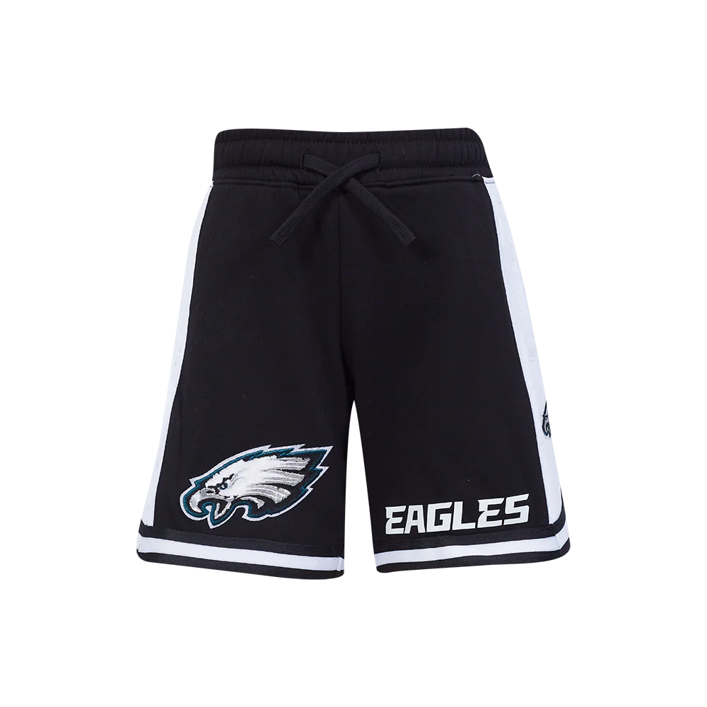 NFL PHILADELPHIA EAGLES CLASSIC LITTLE BOYS FLEECE 2.0 SHORT (BLACK) - Image 5