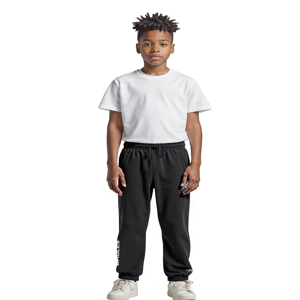 NFL PHILADELPHIA EAGLES CLASSIC LITTLE BOYS FLC SWEATPANT (BLACK) - Image 3