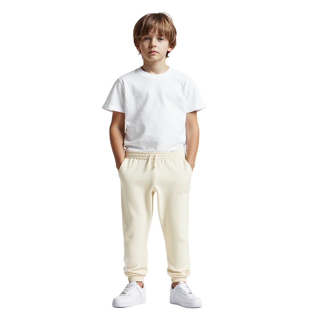 NFL PHILADELPHIA EAGLES NEUTRAL LITTLE BOYS FLC SWEATPANT (EGGSHELL) - Image 11