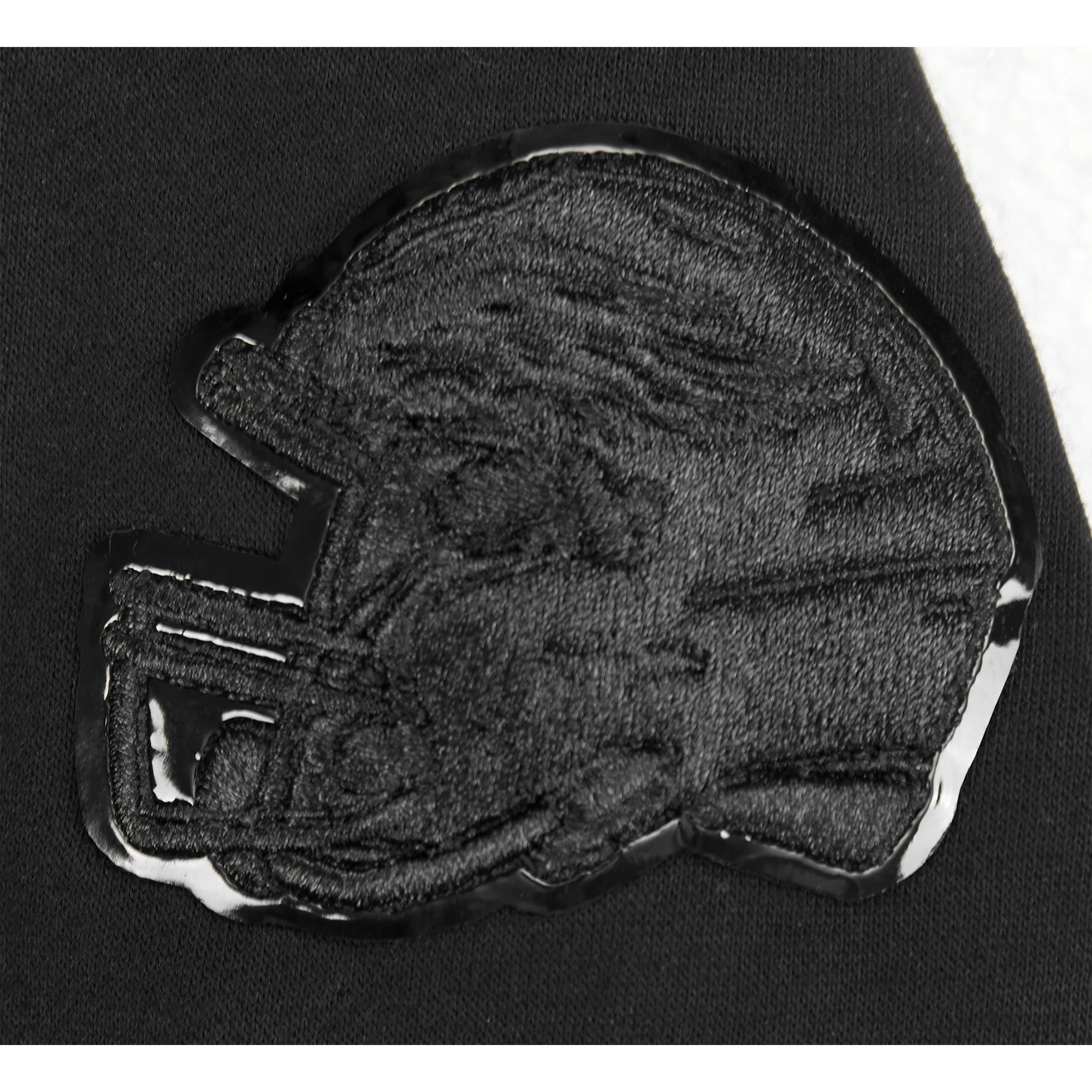 NFL PHILADELPHIA EAGLES TRIPLE BLACK LITTLE BOYS FLEECE PULLOVER HOODIE (BLACK) - Image 7