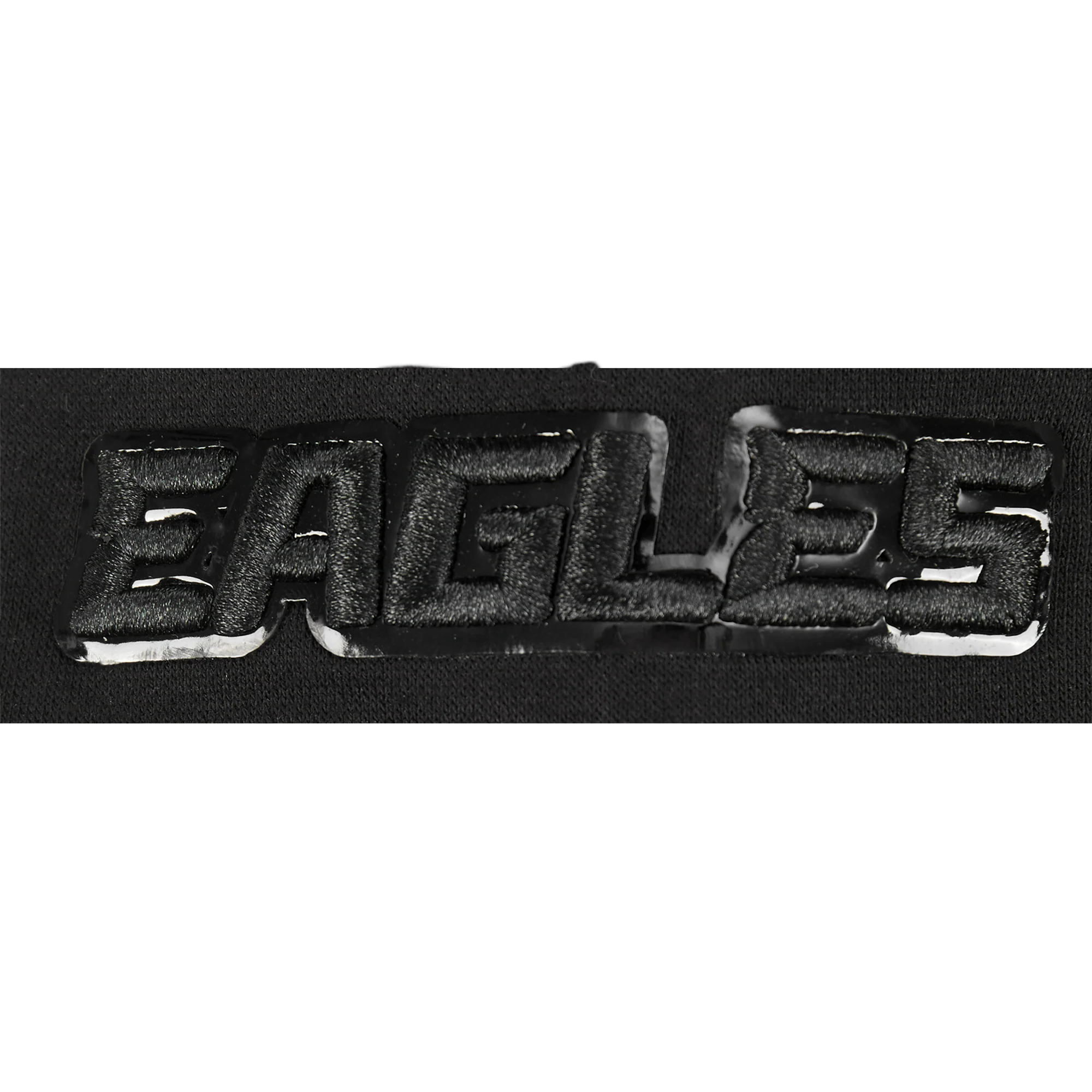NFL PHILADELPHIA EAGLES TRIPLE BLACK LITTLE BOYS FLEECE PULLOVER HOODIE (BLACK) - Image 8