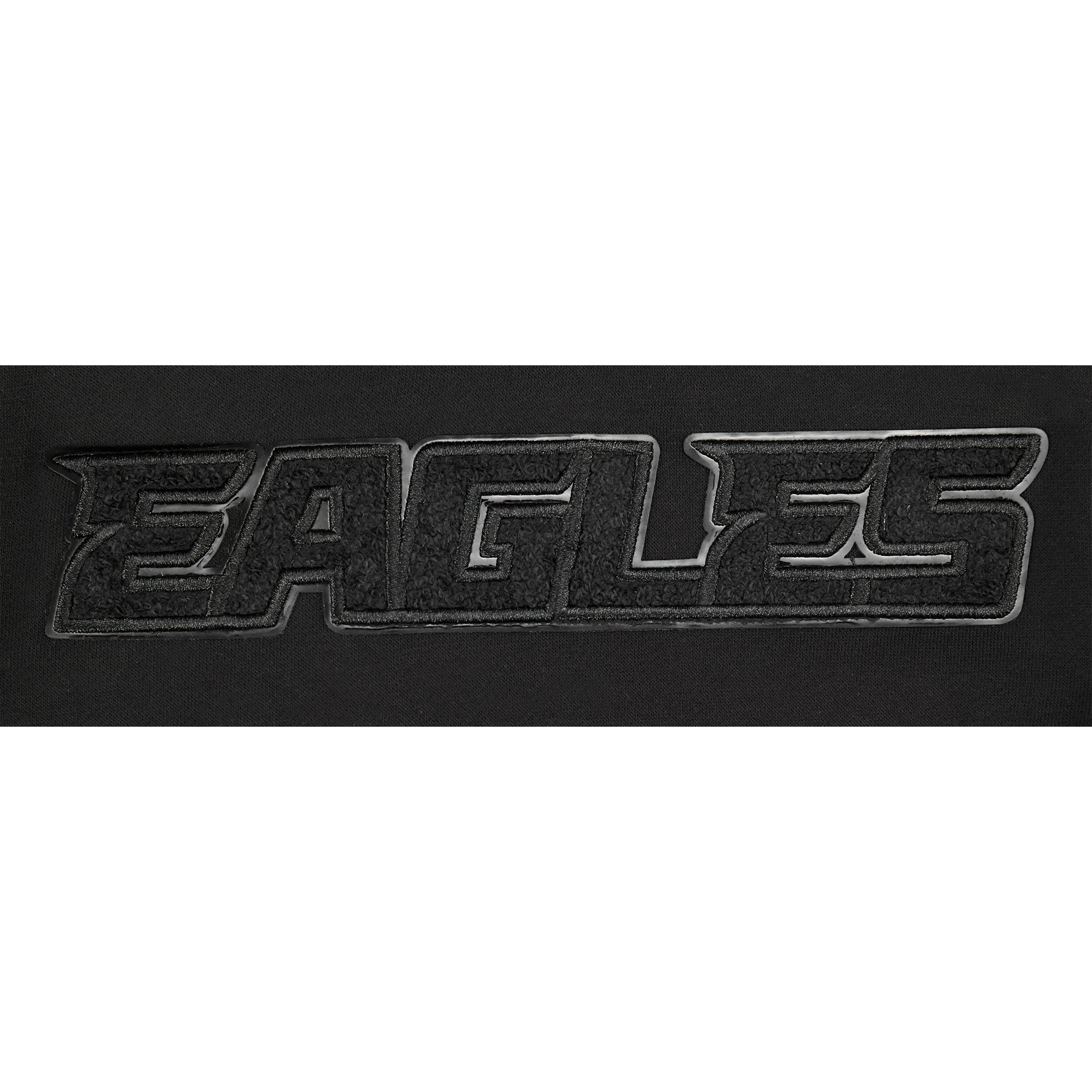 NFL PHILADELPHIA EAGLES TRIPLE BLACK LITTLE BOYS FLEECE PULLOVER HOODIE (BLACK) - Image 9