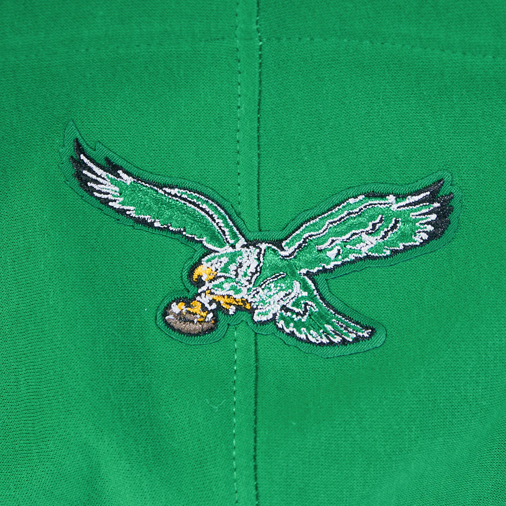 NFL PHILADELPHIA EAGLES RETRO CLASSICS LITTLE BOY'S RIB FLEECE PO HOODIE (KELLY GREEN) - Image 8