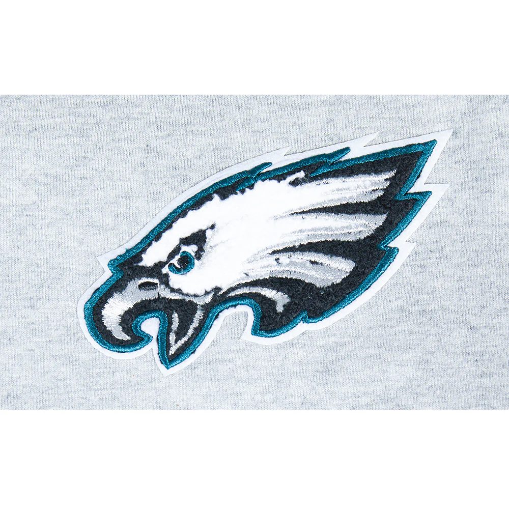 NFL PHILADELPHIA EAGLES CLASSIC LITTLE GIRL'S SS BOXY TEE (HEATHER GREY) - Image 6