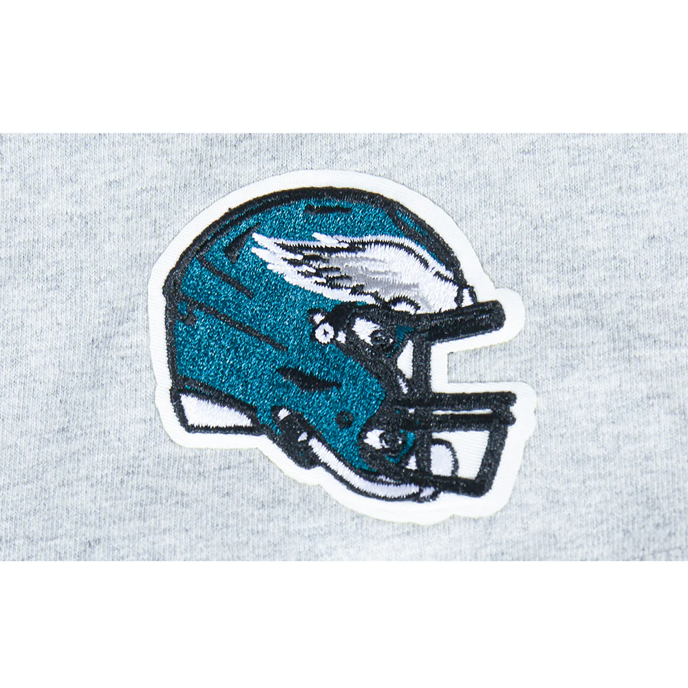 NFL PHILADELPHIA EAGLES CLASSIC LITTLE GIRL'S SS BOXY TEE (HEATHER GREY) - Image 7