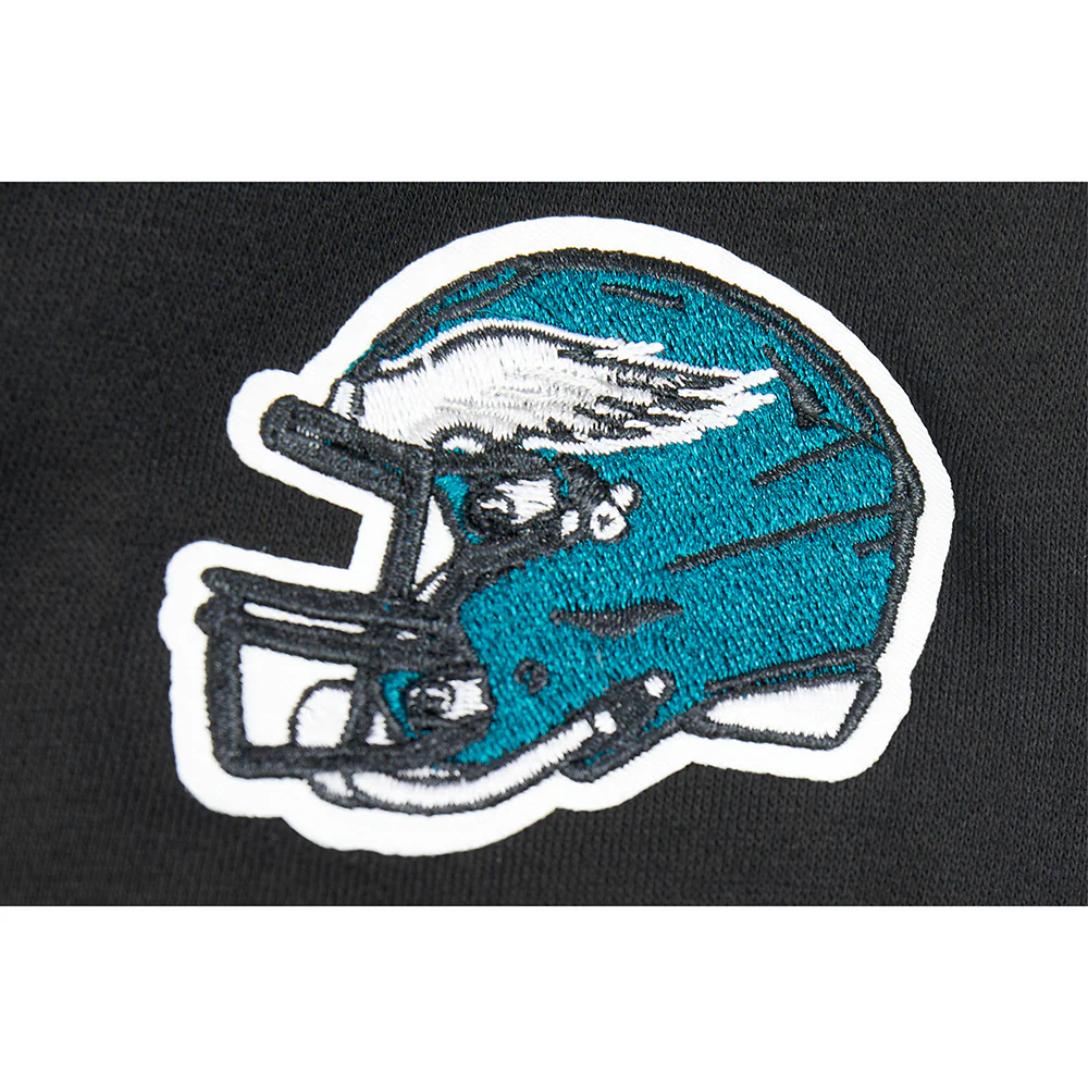 NFL PHILADELPHIA EAGLES CLASSIC LITTLE GIRL'S FLC CREWNECK (BLACK) - Image 5