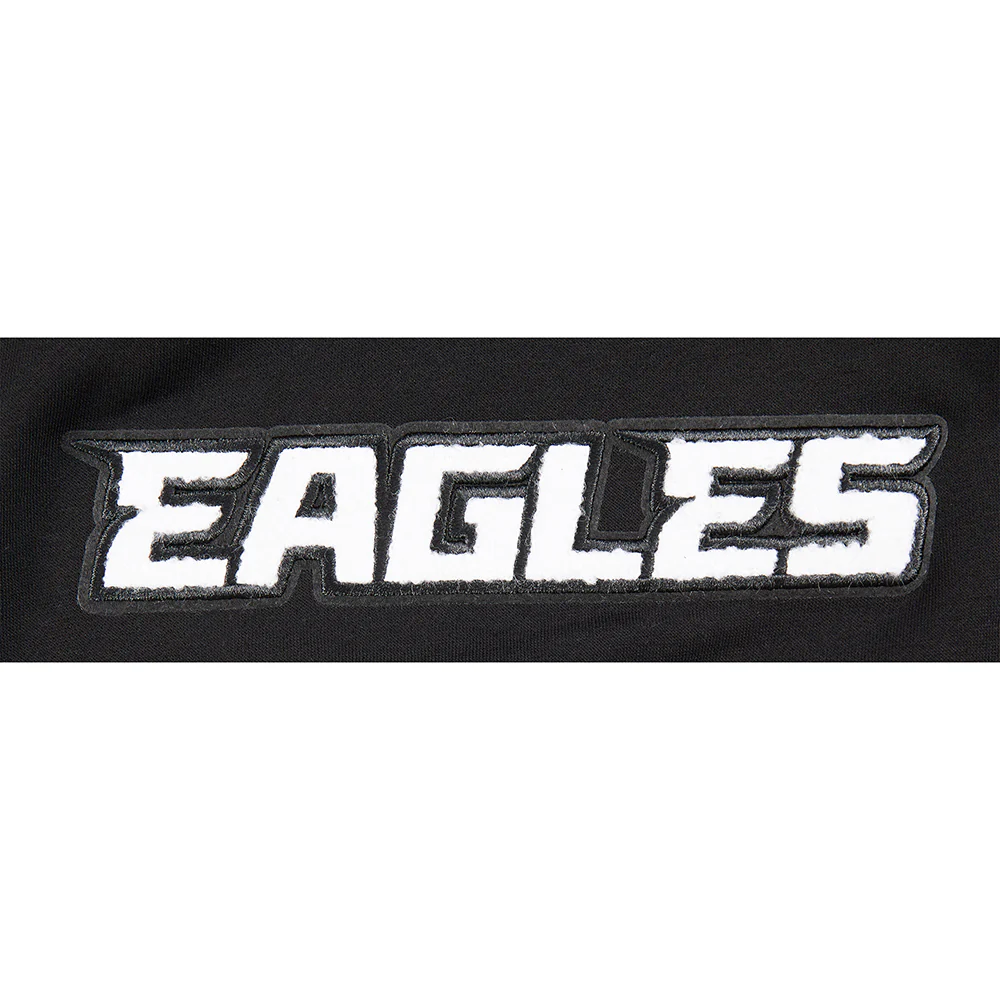 NFL PHILADELPHIA EAGLES CLASSIC LITTLE GIRLS  FLEECE FULL ZIP HOODIE (BLACK) - Image 9