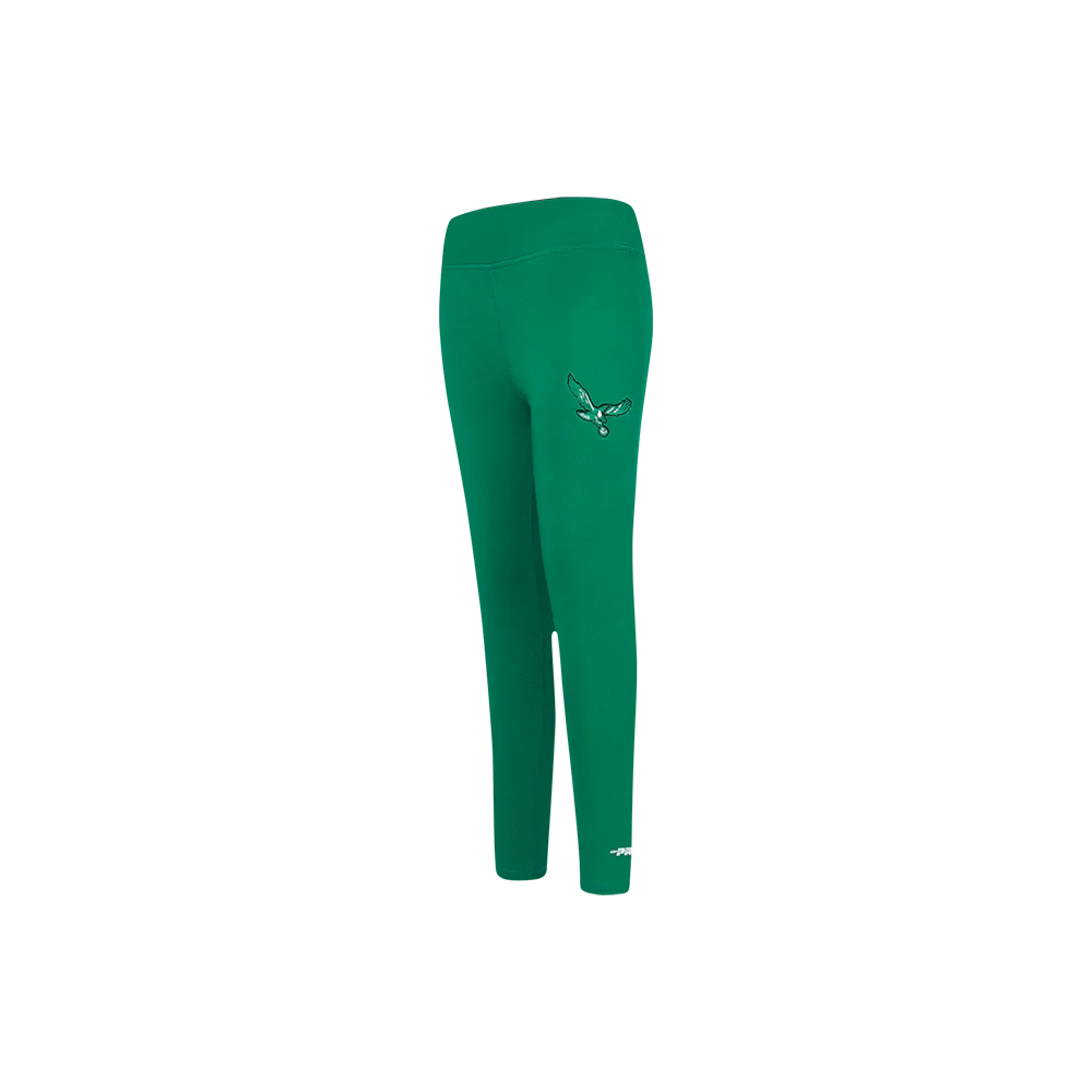 NFL PHILADELPHIA EAGLES RETRO CLASSIC LITTLE GIRLS LEGGING (KELLY GREEN)