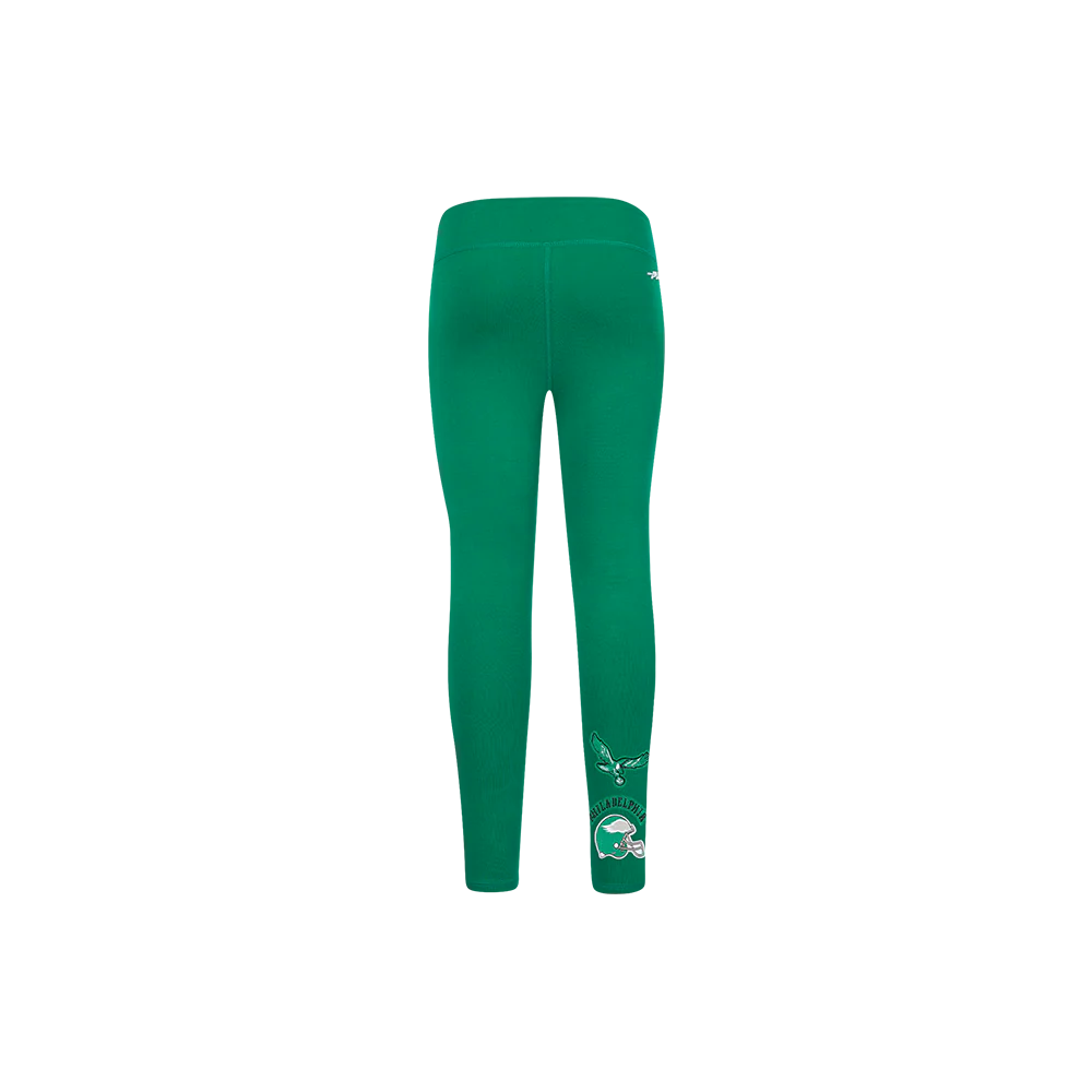 NFL PHILADELPHIA EAGLES RETRO CLASSIC LITTLE GIRLS LEGGING (KELLY GREEN) - Image 4