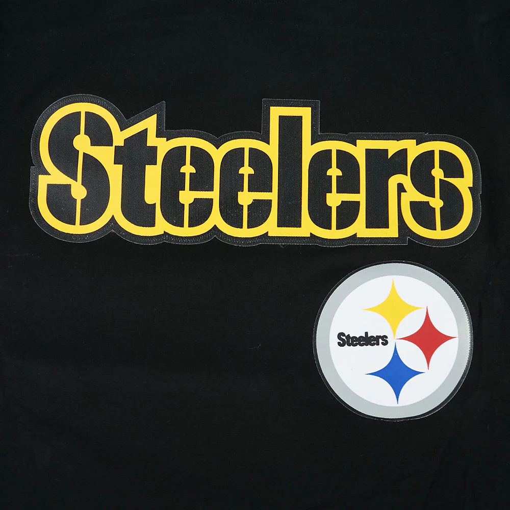 NFL PITTSBURGH STEELERS CLASSIC MESH STRIPED MEN'S TEE (BLACK/YELLOW) - Image 15