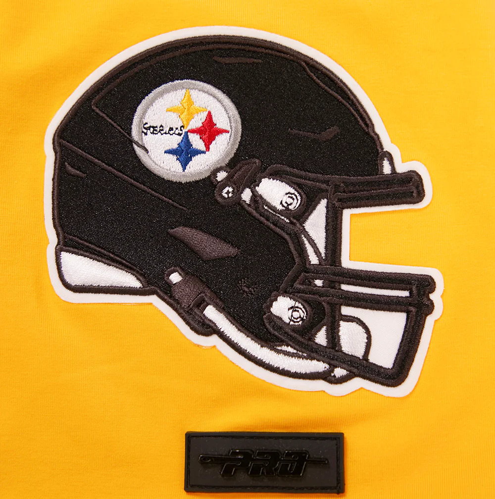 NFL PITTSBURGH STEELERS CLASSIC CHENILLE MEN'S TEE (YELLOW) - Image 7