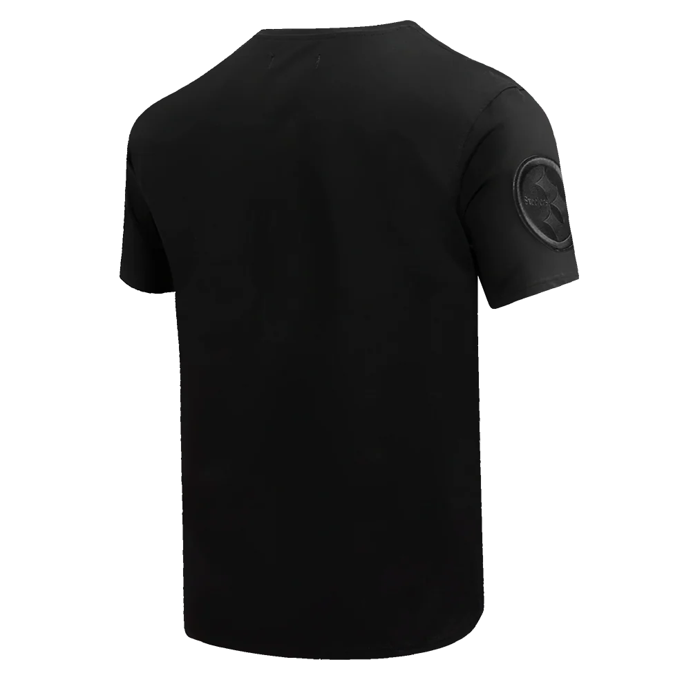 NFL PITTSBURGH STEELERS TRIPLE BLACK MEN'S   TEE (TRIPLE BLACK) - Image 3