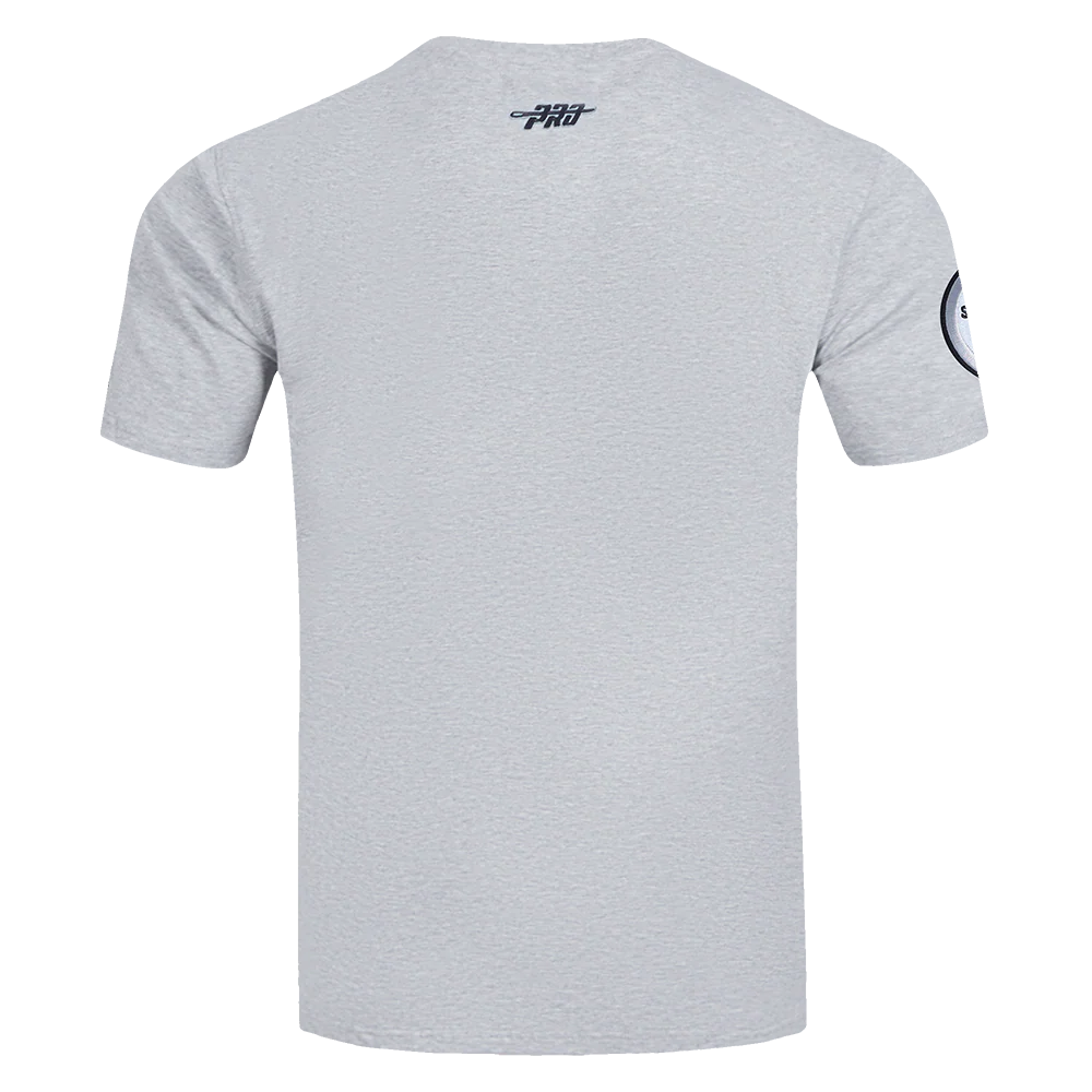 NFL PITTSBURGH STEELERS TEAM PENNANTS MEN'S WORDMARK TEE (HEATHER GREY) - Image 3