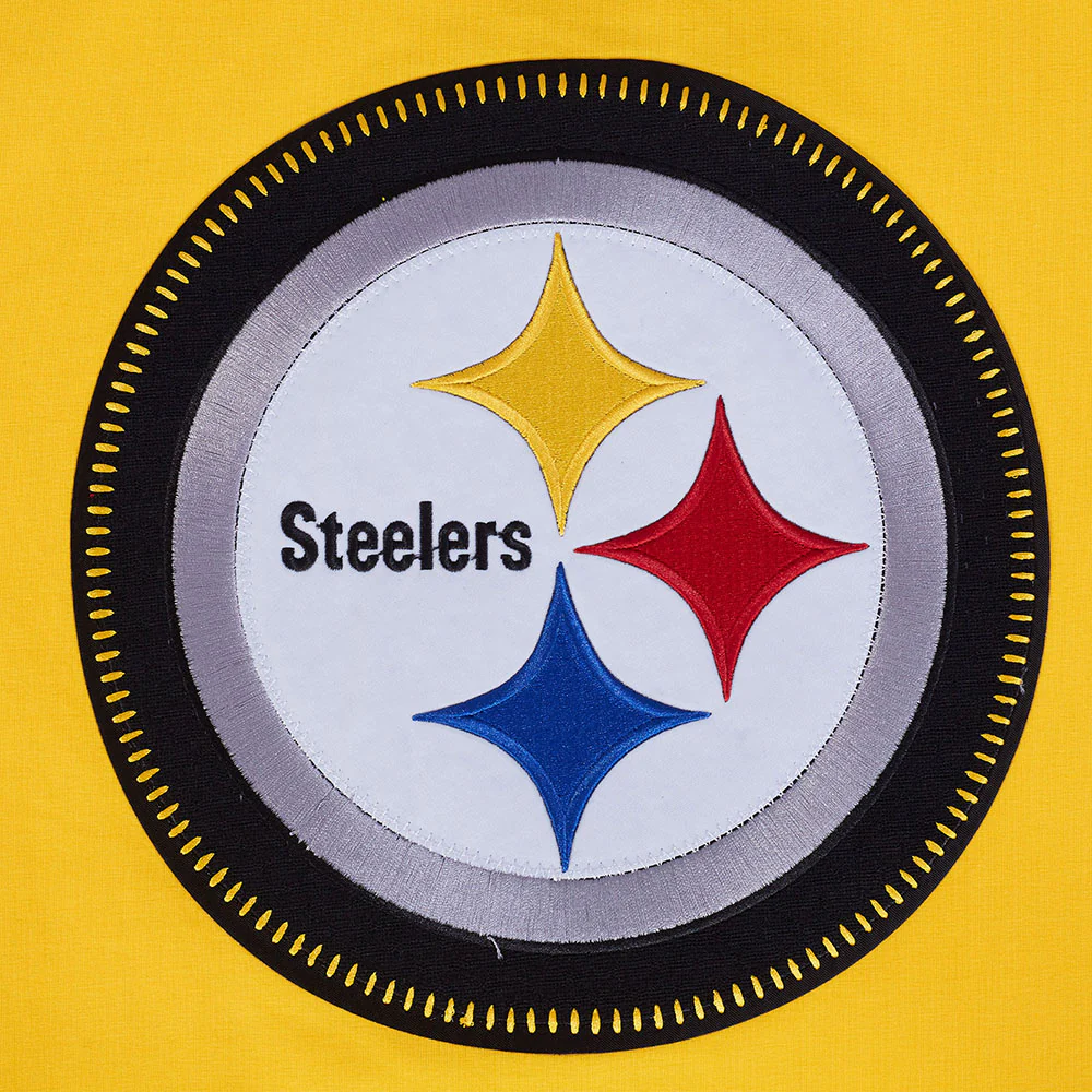 NFL PITTSBURGH STEELERS DIY PICK STITCH MEN'S SINGLE JERSEY TEE (YELLOW) - Image 5