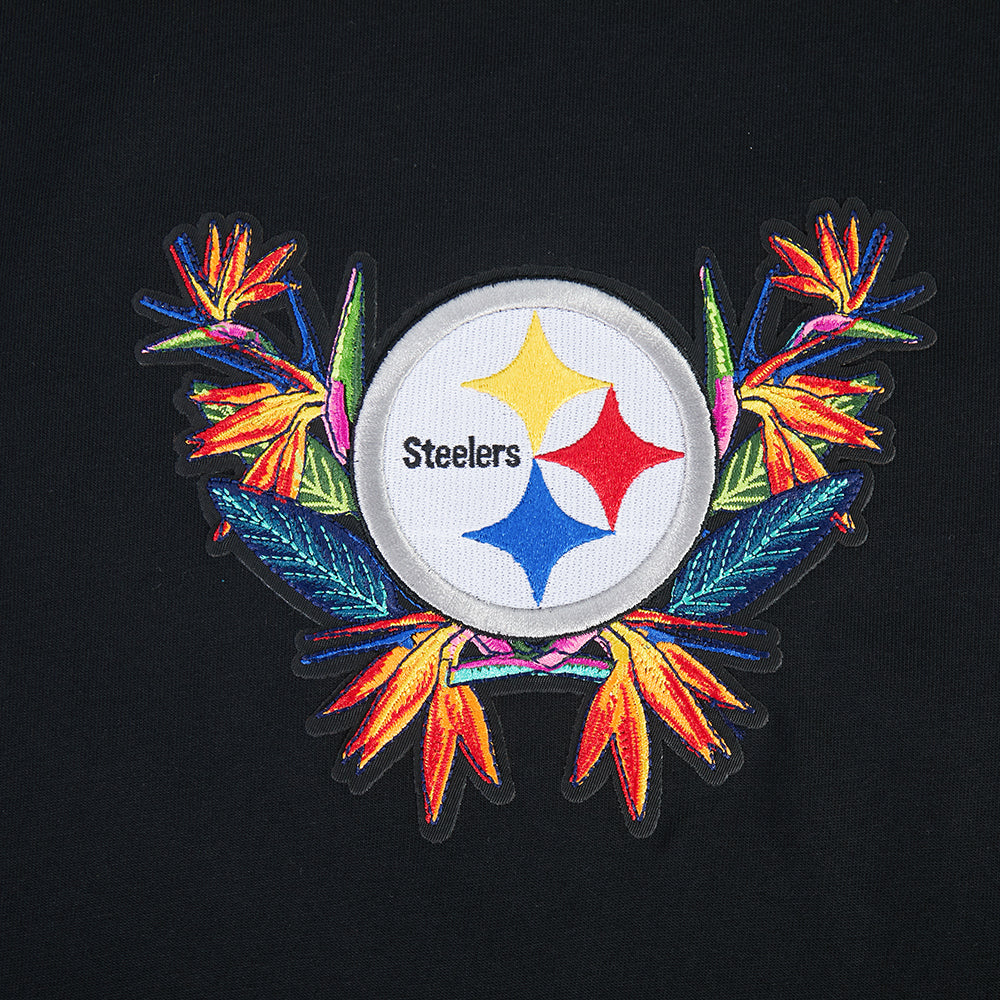 NFL PITTSBURGH STEELERS PARADISE MEN'S S/S TEE (BLACK) - Image 7