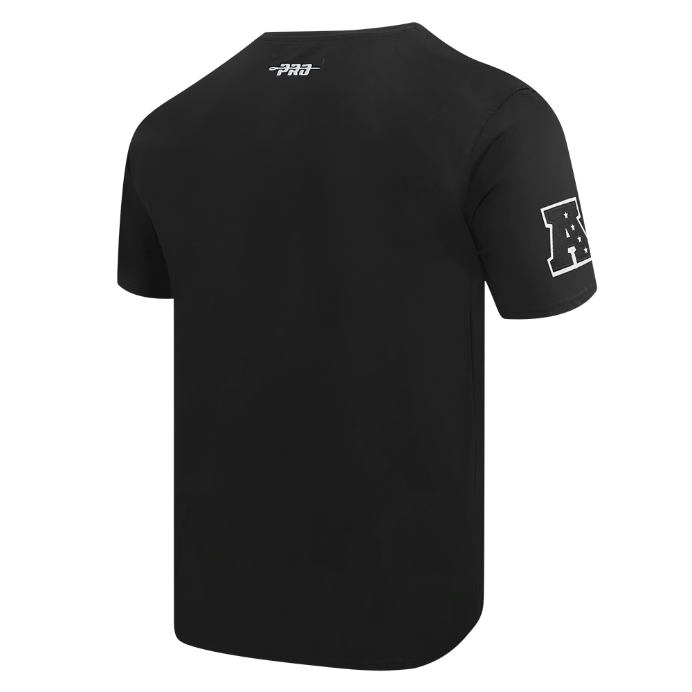 NFL PITTSBURGH STEELERS LETTERMAN MEN'S S/S TEE (BLACK) - Image 4