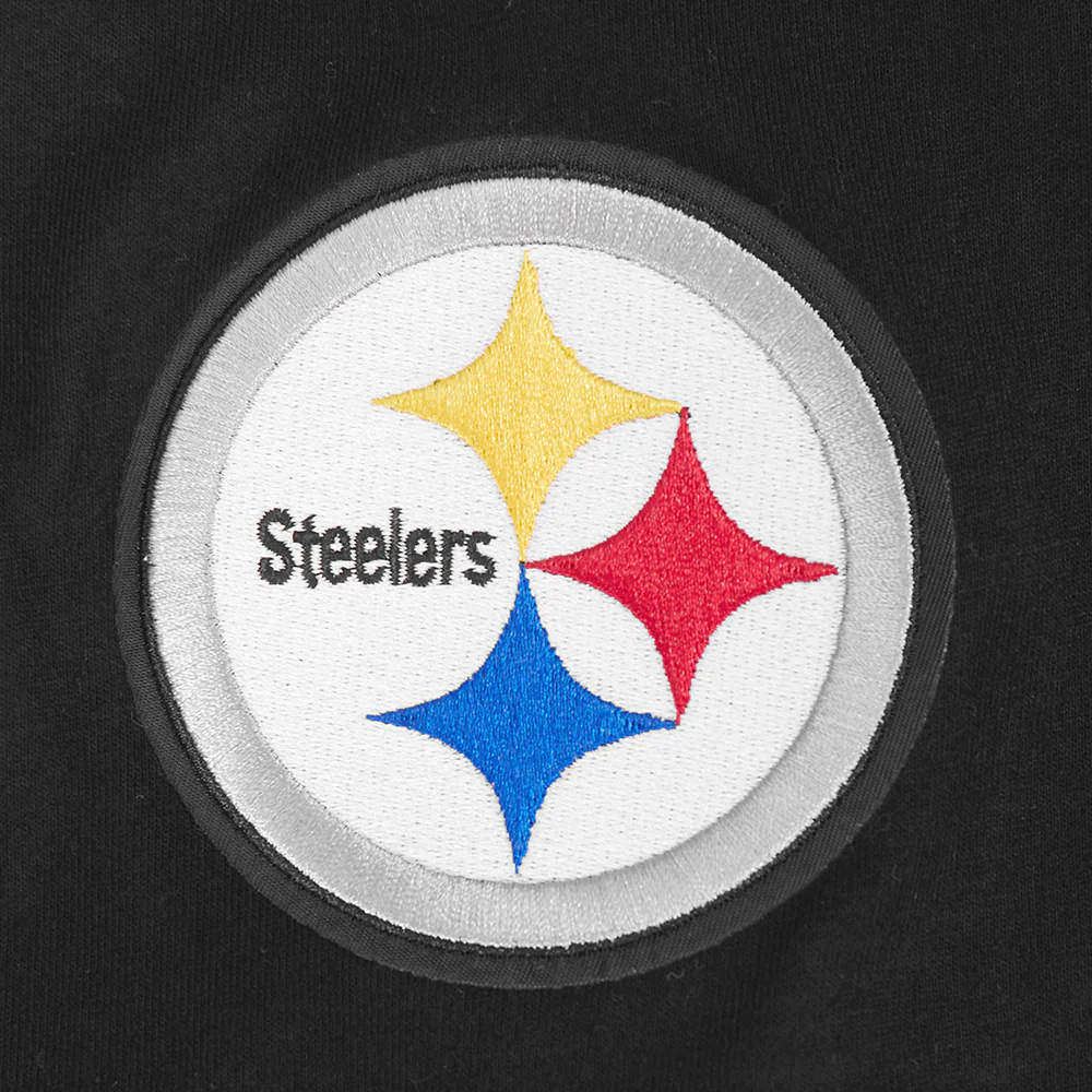 NFL PITTSBURGH STEELERS VICTORY MEN'S S/S TEE (BLACK) - Image 5