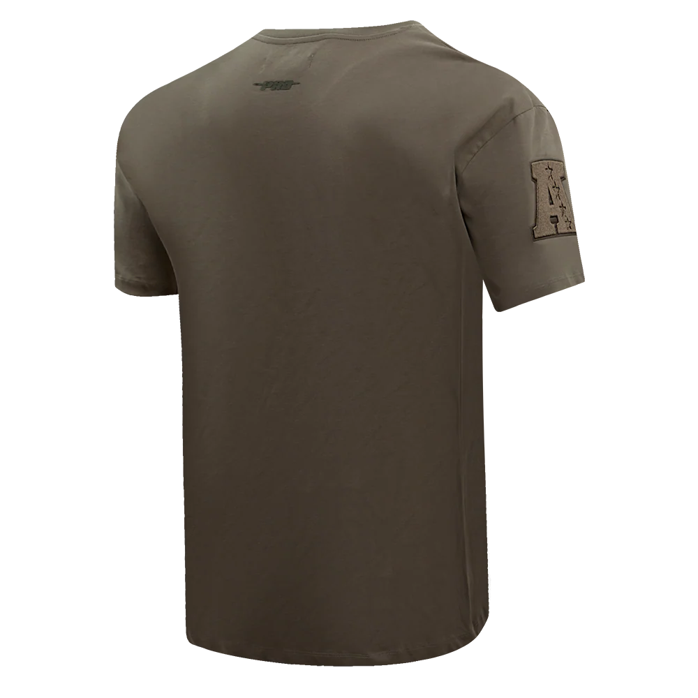 NFL PITTSBURGH STEELERS NEUTRAL DROP SHOULDER MEN'S TEE (DARK TAUPE) - Image 3