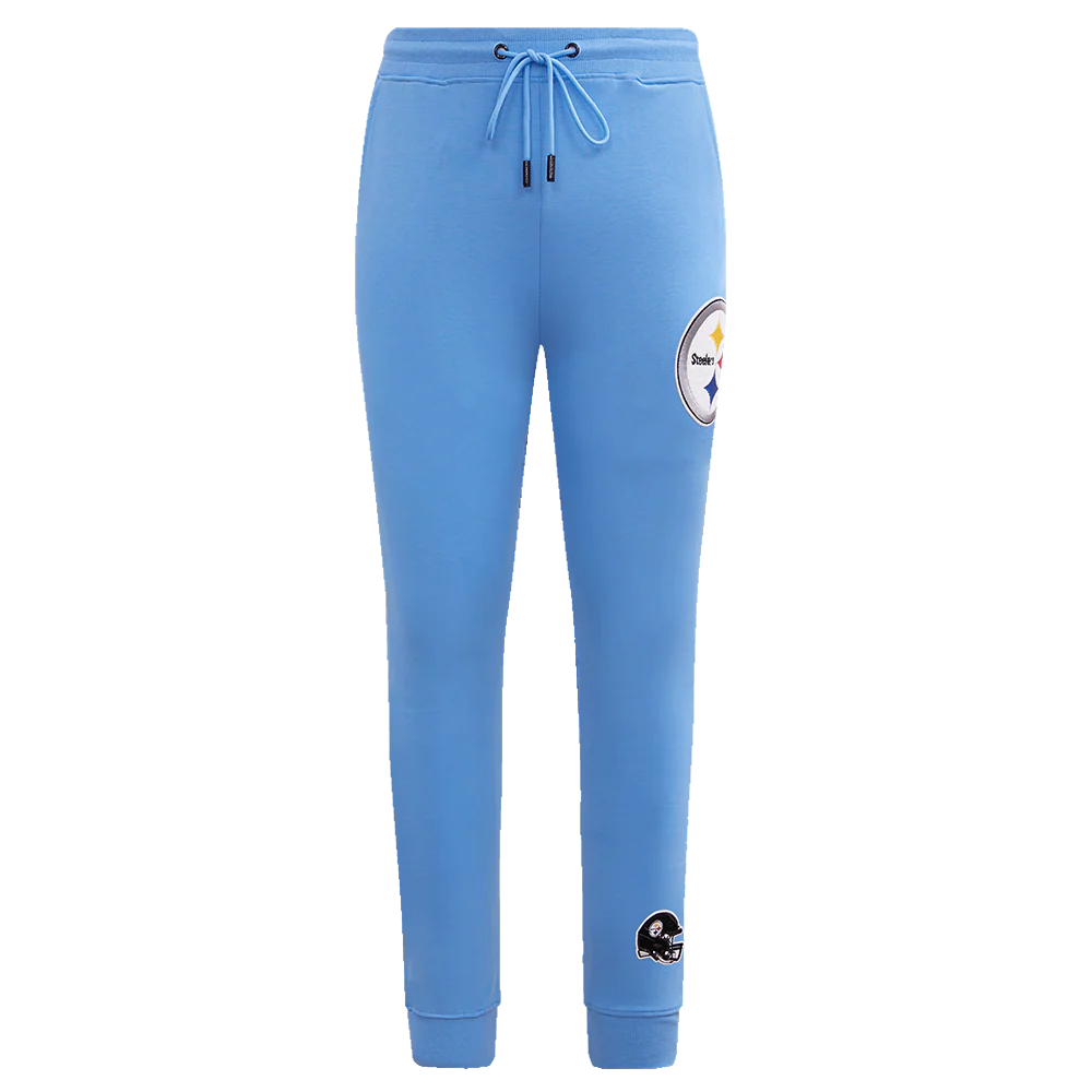 NFL PITTSBURGH STEELERS CLASSIC CHENILLE DOUBLE KNIT JOGGER (UNIVERSITY BLUE)