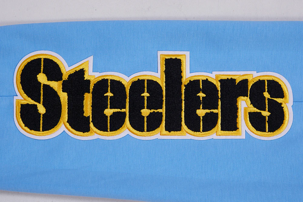 NFL PITTSBURGH STEELERS CLASSIC CHENILLE DOUBLE KNIT JOGGER (UNIVERSITY BLUE) - Image 7