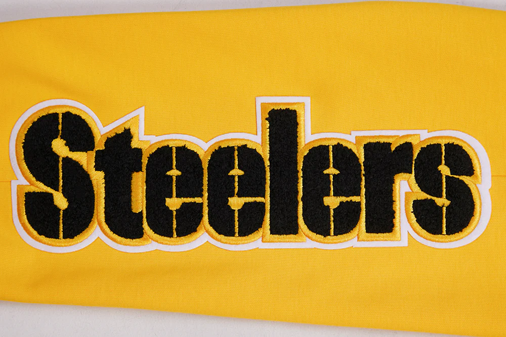 NFL PITTSBURGH STEELERS CLASSIC CHENILLE DOUBLE KNIT JOGGER (YELLOW) - Image 7