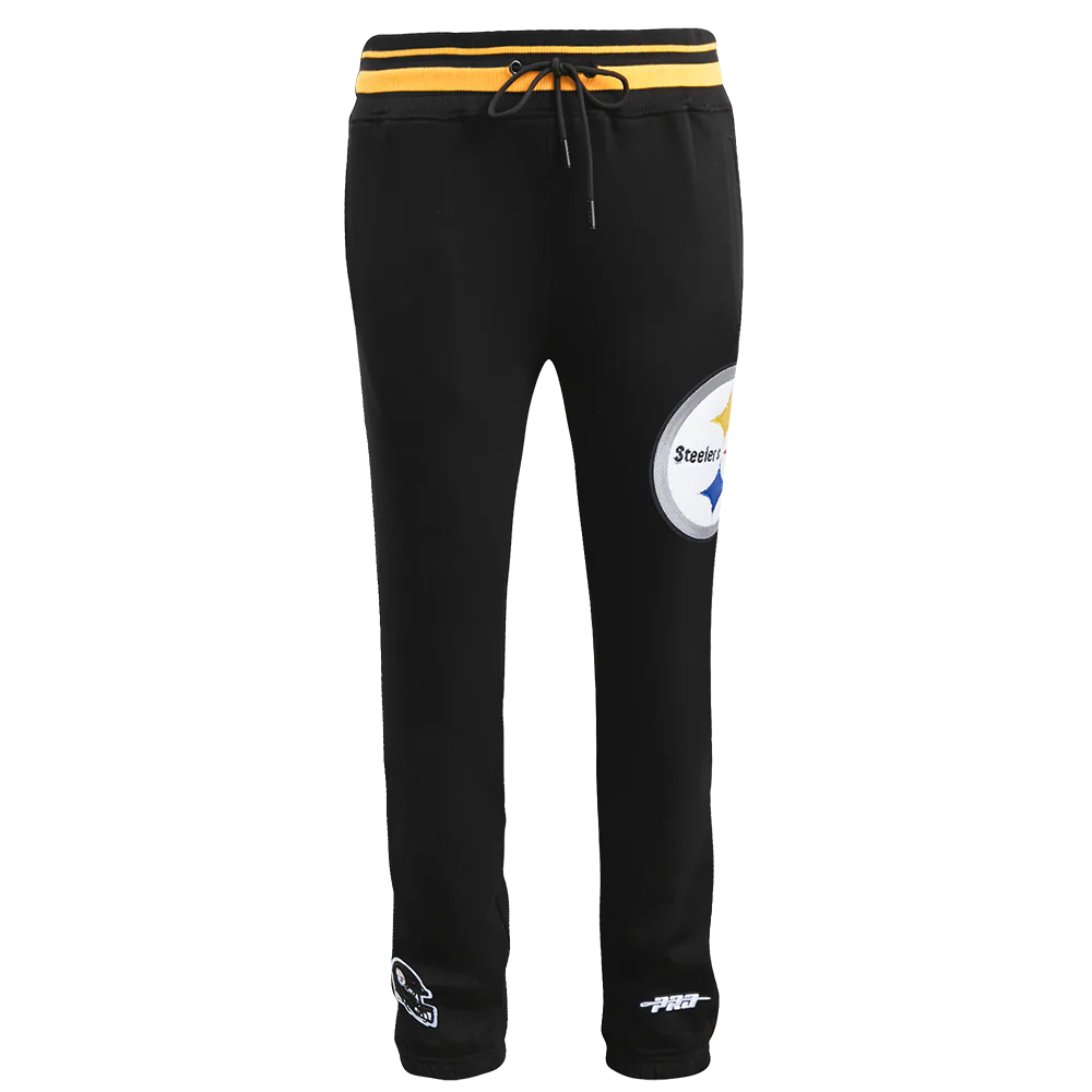 NFL PITTSBURGH STEELERS MASHUP MEN'S RIB SWEATPANT (BLACK/YELLOW) - Image 2