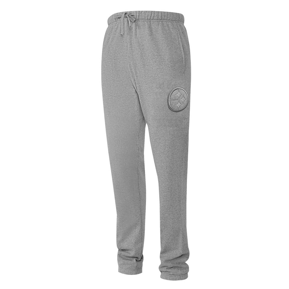 NFL PITTSBURGH STEELERS NEUTRAL MEN'S SWEATPANT (DARK HEATHER GRAY)