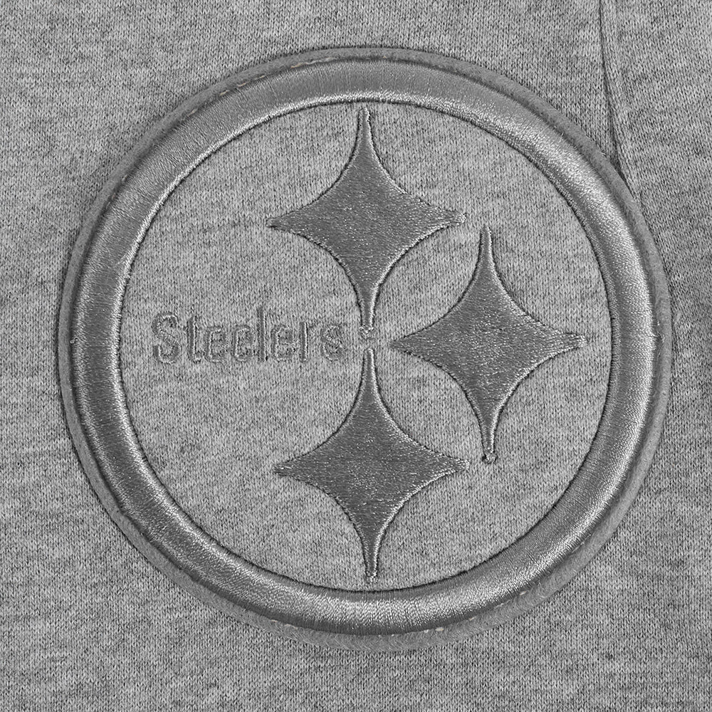 NFL PITTSBURGH STEELERS NEUTRAL MEN'S SWEATPANT (DARK HEATHER GRAY) - Image 5